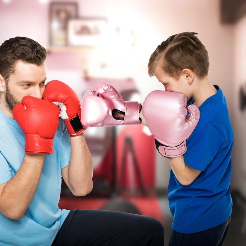 Veemoon Boxing Gloves for Kids,Toddler Punching Gloves Training Sparring Accessories Soft Foam Padding for Kickboxing Punching Bag Muay Thai - Boys and Girls Beginners for Ages 3-8 - Image 4
